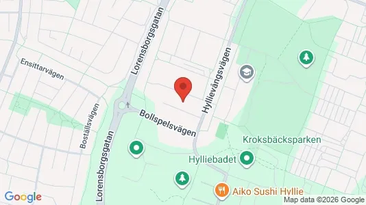 Lägenheter att hyra i Hyllie - kort over placeringen