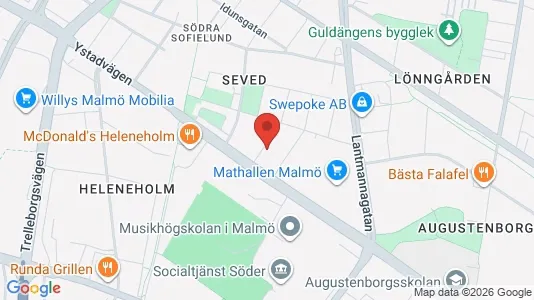 Lägenheter att hyra i Sofielund - kort over placeringen