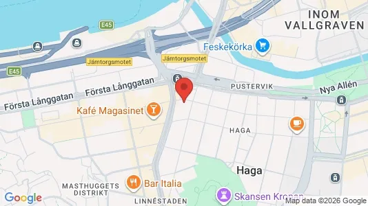 Lägenheter att hyra i Göteborg Centrum - kort over placeringen