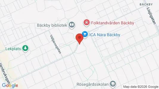 Lägenheter att hyra i Västerås - kort over placeringen