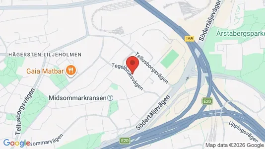 Lägenheter att hyra i Söderort - kort over placeringen