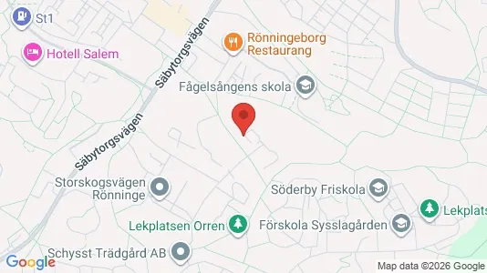 Lägenheter att hyra i Salem - kort over placeringen