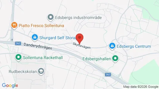 Lägenheter att hyra i Sollentuna - kort over placeringen