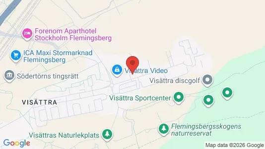 Lägenheter att hyra i Huddinge - kort over placeringen