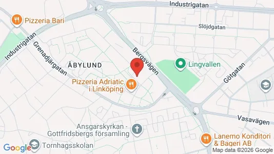 Lägenheter att hyra i Linköping - kort over placeringen