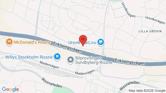 Lägenheter att hyra i Sundbyberg - kort over placeringen