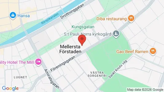 Lägenheter att hyra i Malmö Centrum - kort over placeringen