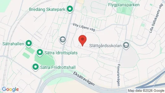 Lägenheter att hyra i Söderort - kort over placeringen
