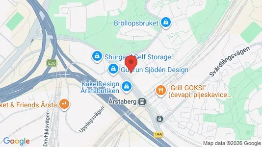 Lägenheter att hyra i Södermalm - kort over placeringen