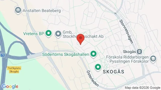Lägenheter att hyra i Huddinge - kort over placeringen
