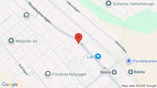 Lägenheter att hyra i Håbo - kort over placeringen