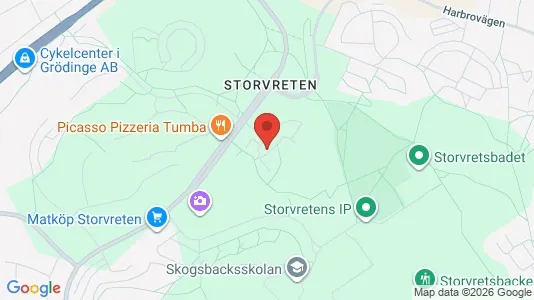 Lägenheter att hyra i Botkyrka - kort over placeringen