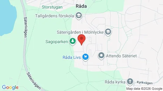 Lägenheter att hyra i Härryda - kort over placeringen