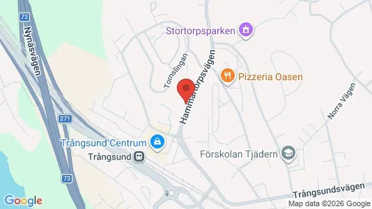 Lägenheter att hyra i Huddinge - kort over placeringen