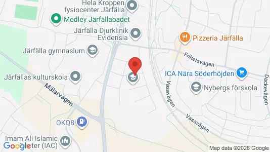 Lägenheter att hyra i Järfälla - kort over placeringen