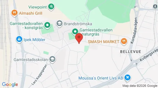 Lägenheter att hyra i Göteborg Östra - kort over placeringen