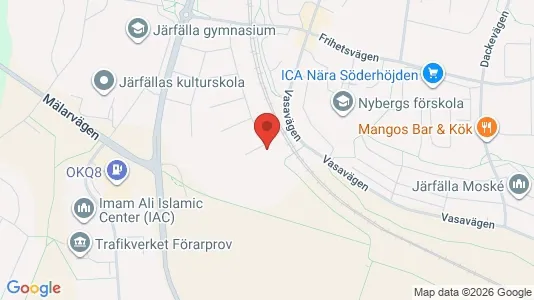 Lägenheter att hyra i Järfälla - kort over placeringen
