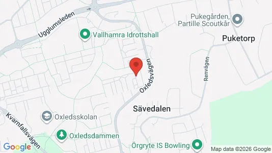 Lägenheter att hyra i Partille - kort over placeringen