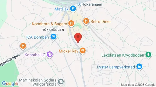Lägenheter att hyra i Söderort - kort over placeringen