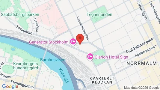 Lägenheter att hyra i Stockholm Innerstad - kort over placeringen