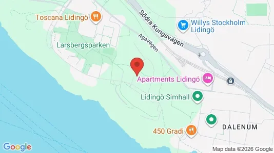Lägenheter att hyra i Lidingö - kort over placeringen