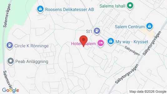 Lägenheter att hyra i Salem - kort over placeringen