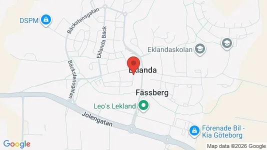 Lägenheter att hyra i Mölndal - kort over placeringen