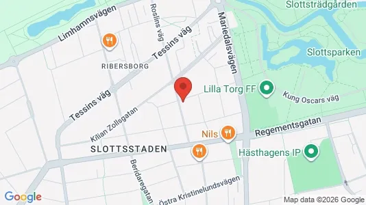 Lägenheter att hyra i Malmö Centrum - kort over placeringen