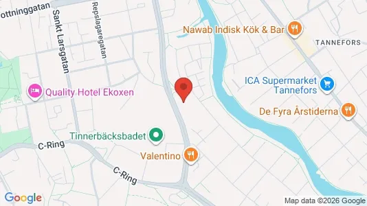 Lägenheter att hyra i Linköping - kort over placeringen