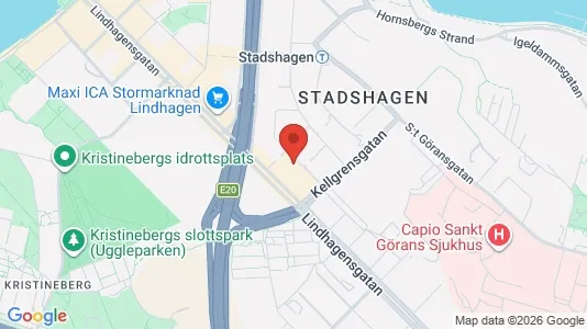 Lägenheter att hyra i Kungsholmen - kort over placeringen