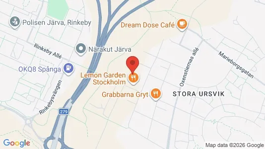 Lägenheter att hyra i Sundbyberg - kort over placeringen