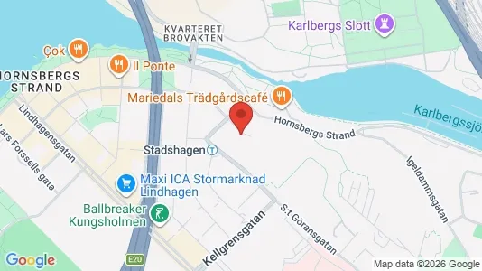 Lägenheter att hyra i Kungsholmen - kort over placeringen