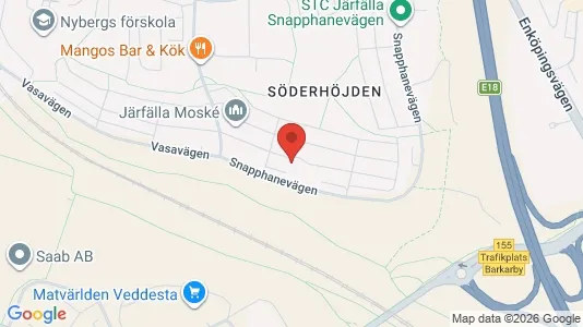 Lägenheter att hyra i Järfälla - kort over placeringen
