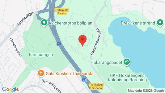 Lägenheter att hyra i Huddinge - kort over placeringen