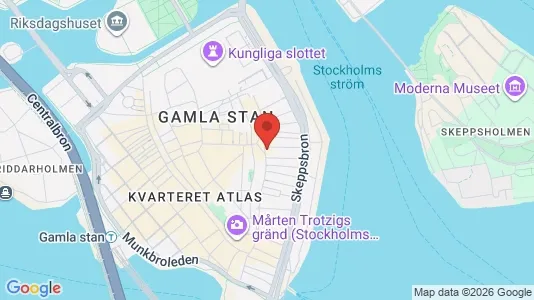 Lägenheter att hyra i Stockholm Innerstad - kort over placeringen