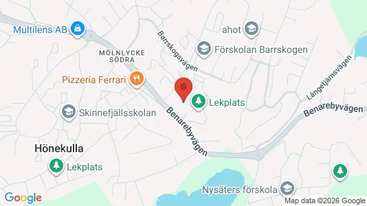 Lägenheter att hyra i Härryda - kort over placeringen