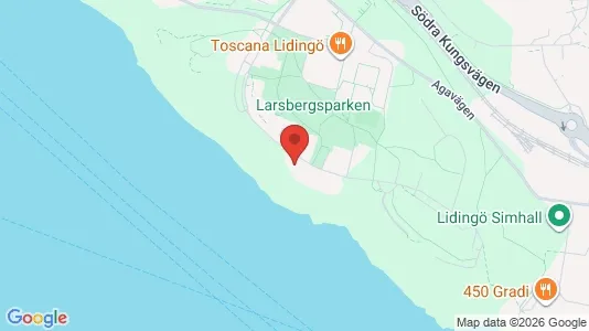 Lägenheter att hyra i Lidingö - kort over placeringen