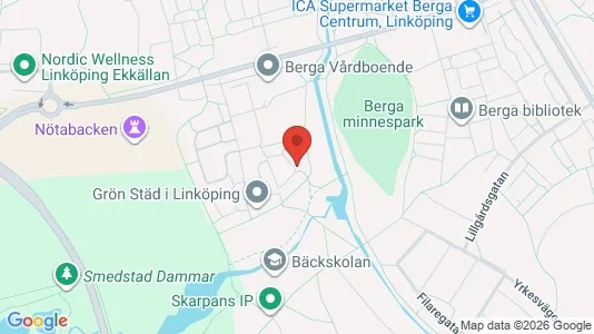Lägenheter att hyra i Linköping - kort over placeringen
