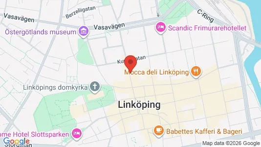 Lägenheter att hyra i Linköping - kort over placeringen