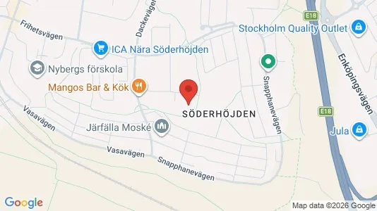 Lägenheter att hyra i Järfälla - kort over placeringen