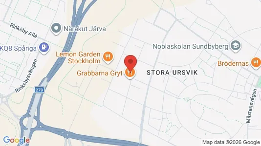 Lägenheter att hyra i Sundbyberg - kort over placeringen