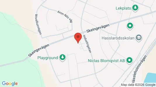 Lägenheter att hyra i Osby - kort over placeringen