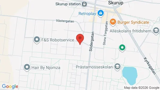 Lägenheter att hyra i Skurup - kort over placeringen