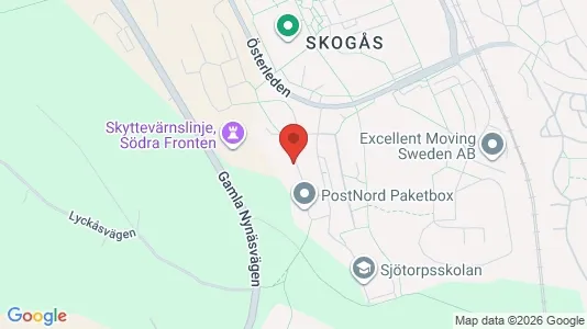 Lägenheter att hyra i Huddinge - kort over placeringen