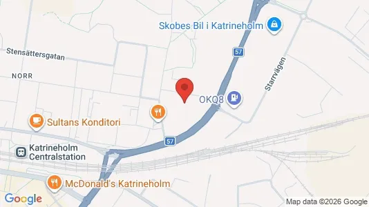 Lägenheter att hyra i Katrineholm - kort over placeringen