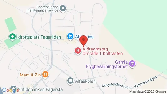 Lägenheter att hyra i Fagersta - kort over placeringen