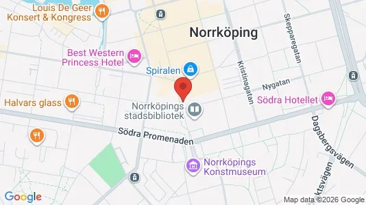 Lägenheter att hyra i Norrköping - kort over placeringen