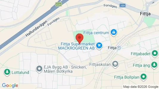 Lägenheter att hyra i Botkyrka - kort over placeringen