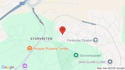 Lägenheter att hyra i Botkyrka - kort over placeringen