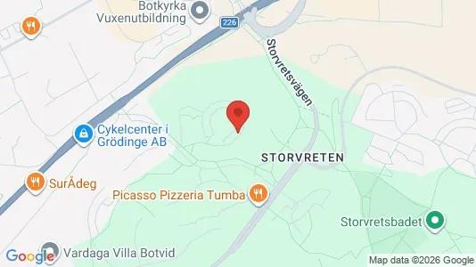 Lägenheter att hyra i Botkyrka - kort over placeringen